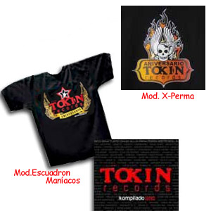 Playera Tokin R.(Eskuadron Maniacos o X-Perma )+CD Kompilado.uno